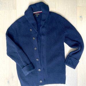 Banana Republic Shaw heavy knot cardigan. Worn